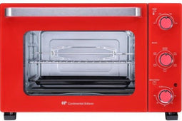 Continental Edison CEMF35R - Electric Minifour 35L Rood - 1500W - Rotissoire, natuurlijke convectie