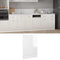 vidaXL - Vaatwasserpaneel - 45x3x67 - cm - spaanplaat - hoogglans - wit