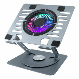 CoolBox COO-NPC17-AV1 - Cooling Base voor Laptop - Aanpasbare hoogte - Zilver