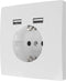 2USB inCharge PRO 80 Monoblock EU 12W 2,4A - Glossy White