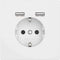 2USB inCharge PRO 80 Monoblock EU 12W 2,4A - Glossy White