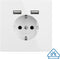 2USB inCharge PRO 80 Monoblock EU 12W 2,4A - Glossy White