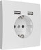 2USB inCharge PRO 80 Monoblock EU 12W 2,4A - Glossy White