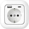 2USB InCharge PRO SI EU 15W 3.0A - Glossy White