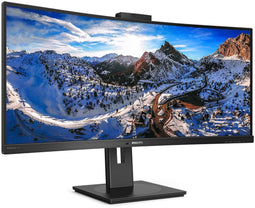 Philips Brilliance 346P1CRH/00 - Gebogen Monitor - 34" WQHD 3440x1440 100Hz - Zwart
