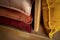 Dutch Decor CAITH - Kussenhoes 50x50 cm - 100% katoen - velvet - lekker zacht - Merlot - rood - met rits - zonder binnenkussen