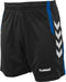 hummel Aarhus Shorts - Sportbroek Kids - Sneldrogend - Zwart/Blauw