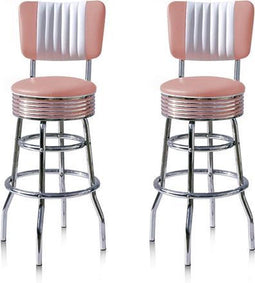 Bel Air Retro Barkruk BS-29CB Dusty Rose 1+1 Bundel