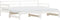 vidaXL - Slaapbank - met - onderschuifbed - 80x200 - cm - massief - grenenhout - wit