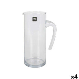 Kruik La Mediterránea Toscana Glas 1 L (4 Stuks)