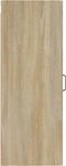 vidaXL - Wandkast - 34,5x34x90 - cm - bewerkt - hout - sonoma - eikenkleurig