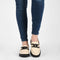 PS Poelman SOPHIE - Dames Loafers - Chunky met ketting - Crème - Maat 42