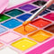 HIMI Gouache - set van 24 kleuren - dekkende verf in kunststof opbergbox roze (24 stuks)
