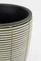 Mica Decorations Durban - Bloempot Buiten - Set van 3 - H36 x Ø40 cm - Lichtgrijs (set van 3)