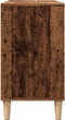 vidaXL - Badkamerkast - 80x33x60 - cm - bewerkt - hout - oud - houtkleurig