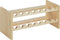 Wijnrek voor 16 flessen - hout kleur - stapelbaar - 69 x 25 x 30 cm