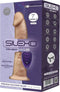 SILEXD - Vibrerende Dildo met Afstandsbediening - 17,5 x 4,4 cm - Lichte Huidskleur