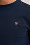 Petrol Industries - Heren Logo Sweater Seaviewpark - Blauw - Maat XXL