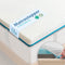 Ella Topper 120x200 cm - Matras Topdekmatras - Gel Infused Traagschuim & Aircell-schuim - Wit