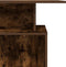 vidaXL - Receptiebalie - 100x40x104 - cm - bewerkt - hout - gerookt - eikenkleurig