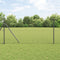 vidaXL - Hekpalen - 13 - stuks - Grijs - Ø32 - mm - 150 - cm - Gegalvaniseerd - Staal