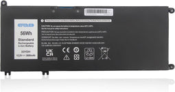 Oyomba 33YDH - Laptop Accu - 56 Wh/3600 mAh - Zwart