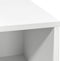 vidaXL - Sideboard - met - LED - Wit - 71x34,5x75 - cm - Geengineerd - Hout