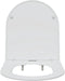 vidaXL - Snelle - Afneembare - WC-zitting - met - Zachte - Sluiting - Duroplast - Wit