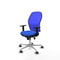 Piqueras y Crespo 1D086G0 - Bureaustoel - Verstelbare hoogte met armleuning - Blauw