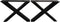 HSM Collection - Salontafelpoten SoHo X-model S/2 - 50x10x40 - Zwart - Metaal