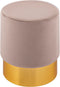 SVJ Kruk Rond - 31 x 31 x 43 cm - Polyester - Taupe