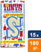 Tony's Chocolonely - Chocoladeletter reep Wit Pepernoot S - 15x 180g