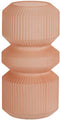 Light & Living vaas Josia | Glas mat | Perzik | ø 12 x 25 cm