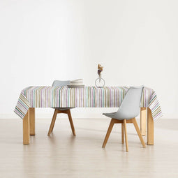 Vlekbestendig tafelkleed Belum Naiara 4-100 Multicolour 150 x 150 cm Gestreept