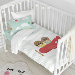 Happy Friday Duvet cover set 2 pieces Learning to fly 100x135 cm (Cot) Multicolor