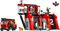 LEGO City - Brandweerkazerne en brandweerauto - 843 onderdelen