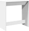 vidaXL - Bartafel - 102x50x103,5 - cm - bewerkt - hout - wit