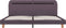 vidaXL - Bedframe - met - LED - stof - taupe - 160x200 - cm