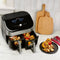 Instant Vortex Plus - Dual Airfryer - 8-in-1 functies - RVS 7,6 liter (8 Qt)