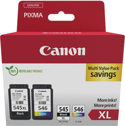 Canon 8286B012 - Inkjet Cartridge - Hoog (XL) rendement - Photo Value-verpakking - Zwart Cyaan Magenta Geel (2 stuks)