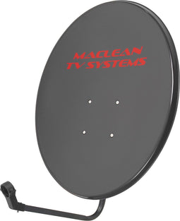 Maclean - Satellietschotel TV System - Gefosfateerd staal - Grafiet - 90cm - MCTV-929