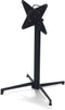 X Cross Terrastafel Zwart Frame + Riverwashed Wood HPL 70 cm - Essentials 110031470 - Horeca & Professioneel