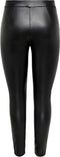 ONLY ONLJESSIE FAUXLEATHER LEGGING OTW NOOS - Imitatieleren broek - Slim fit - Zwart