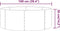 vidaXL - Plantenbak - 100x100x36 - cm - gepoedercoat - staal - antracietkleurig