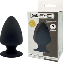 SILEXD - Anaal Plug Model 1 - 9 x 5,2 cm - Zwart