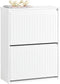 SoBuy FSR165-K-W - Schoenenkast - 2 Flappen - Wit