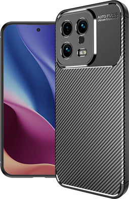 iMoshion Hoesje Geschikt voor Xiaomi 13 Hoesje Siliconen - iMoshion Carbon Softcase Backcover - Zwart
