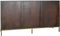 Dientafel DKD Home Decor Zwart Metaal Acacia 160 x 40 x 90 cm