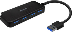 Aisens A106-0713 - USB 3.2 Hub - 4x 5Gb/s - Zwart