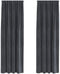 vidaXL - Blackout - Gordijnen - met - Topband - 2 - stuks - Lichtgrijs - Fluweel